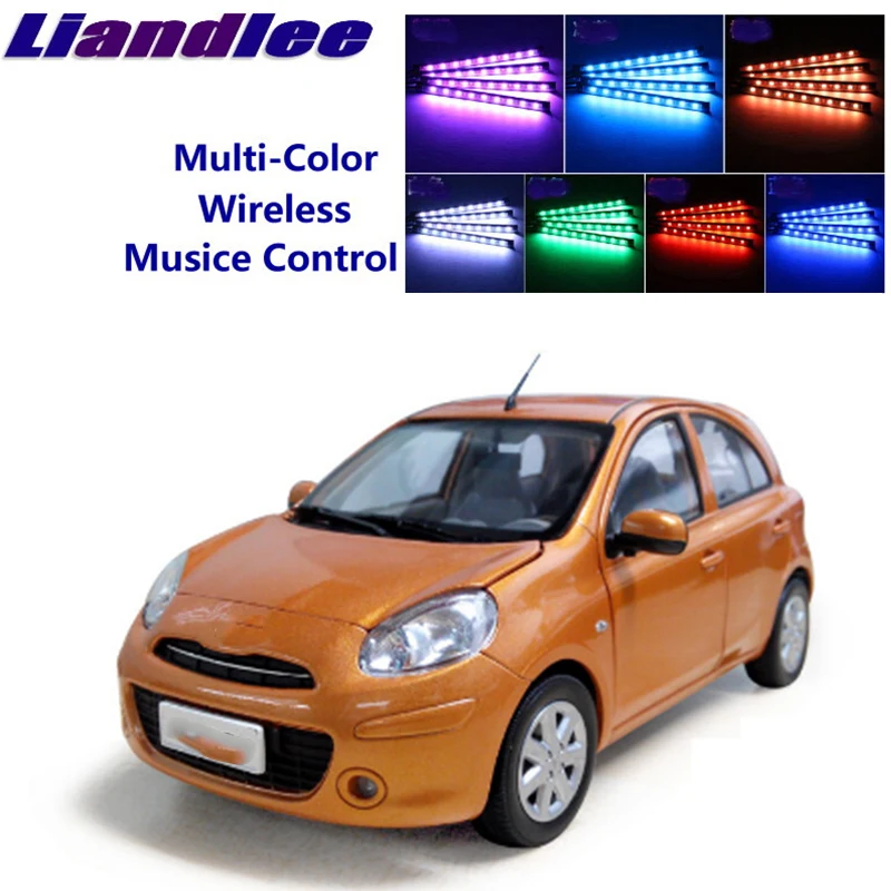 LiandLee автомобильный светящийся декоративный неоновый светильник для внутреннего пола NissanMurano Murano MK3 2014 ~ 2019 LiandLee автомобильный светящийся декоративный неоновый светильник для внутреннего пола NissanMurano Murano MK3 2014 ~ 2019