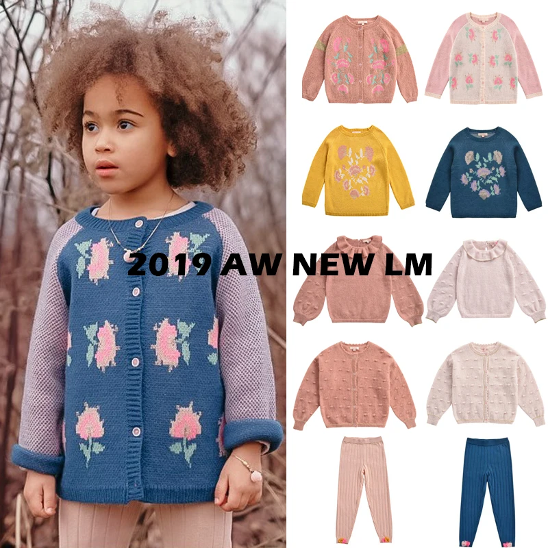 Детские свитера 2019 г. L & M новый брендовый Кардиган для девочек на осень зиму с