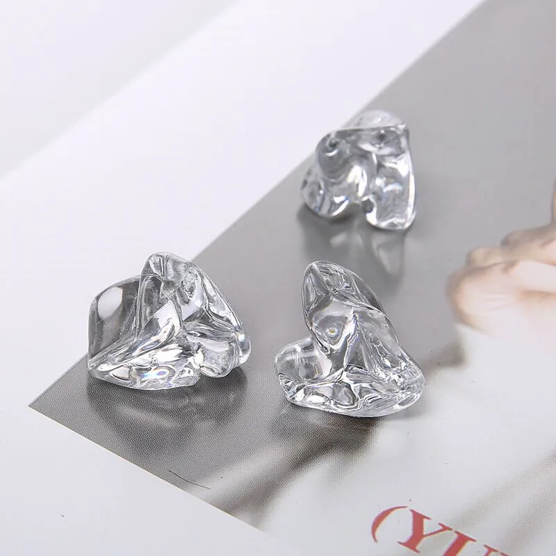 10 шт. разноцветные акриловые кристаллы в форме льда из камня неправильной формы