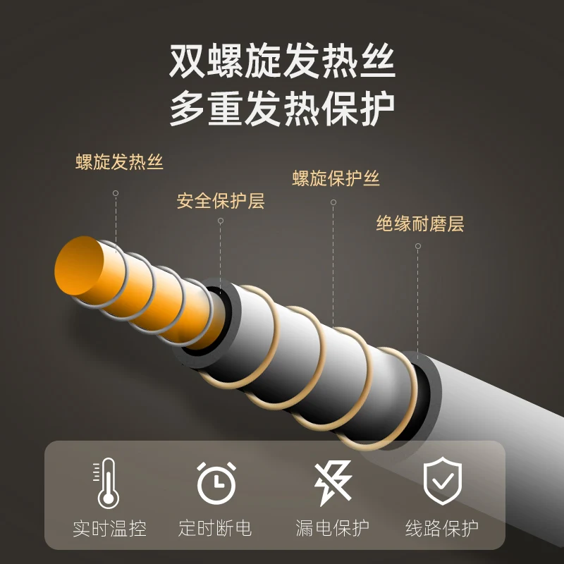 

Soft Electric Blanket Automatic Winter Heating Blanket Double Smart Warm Heater Bed Thermostat Safety Electric Blanket DA60DRT