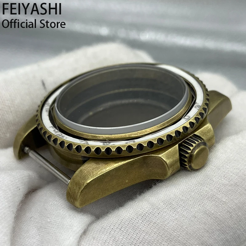 Мужской бронзовый чехол для часов Submariner аксессуары детали 40 мм сапфировое стекло