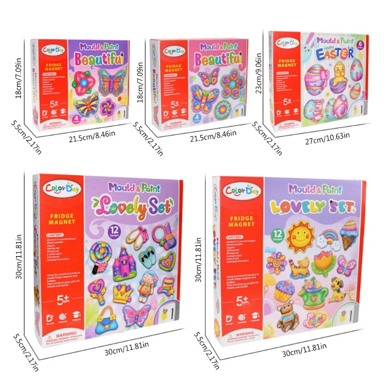 

Kid Gypsum Colord Pattern Crafts Students Interest Game Play Product for Leisure Entertainment Tool