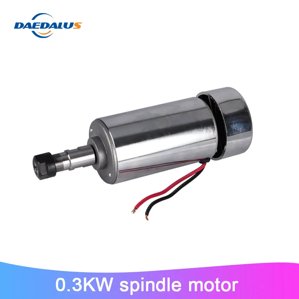 Электродвигатель шпинделя 03KW шпиндель с воздушным охлаждением фрезерный станок