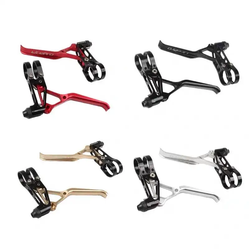

Litepro Bicycle Brake Lever 64g CNC Hollow Ultralight Handlebar V Brake Handle Folding Road Bike Small Wheel Bike Parts