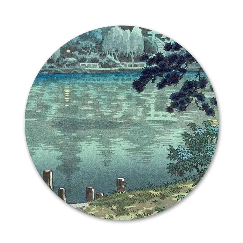 

kiyo-e Japanese Style Art Badge Brooch Pin Accessories For Clothes Backpack Decoration gift