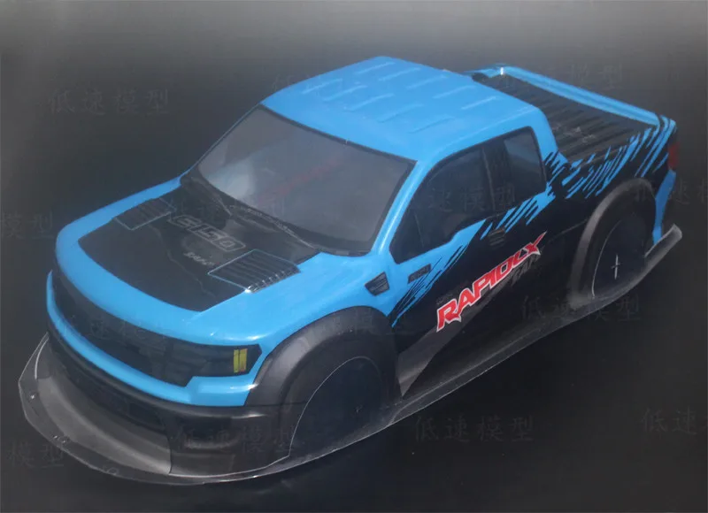 Пластиковый корпус RC AUSTAR желтый/синий/красный для HPI 1/10th Monster Truck & HSP 94188 94111 94108|body