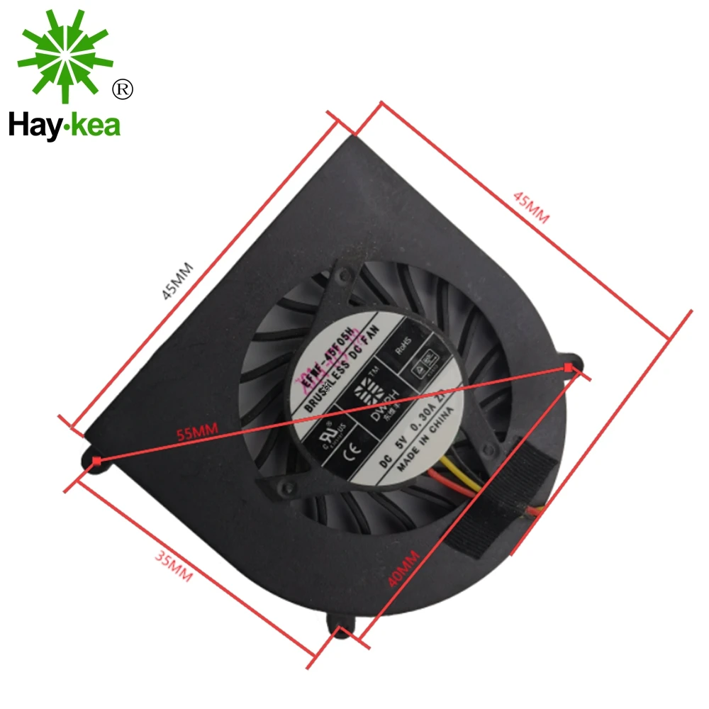 EFWF-45F05H 45*45mm DC 5V 0.3A Notebook Computer Replacements Cpu Cooling Fans Fit Laptops Component Cooler | Компьютеры и офис