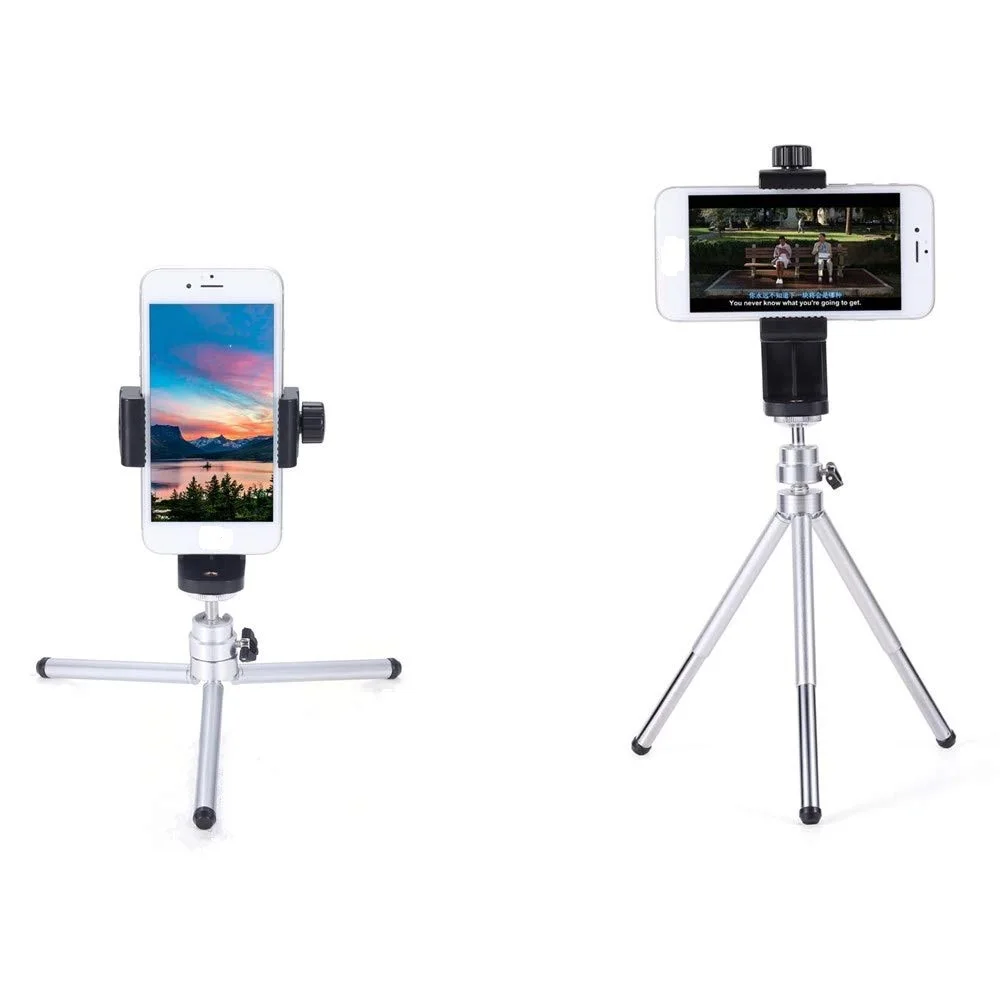 Гибкий мини штатив для мобильного телефона алюминиевый Трипод iPhone X 8 7 6S Xiaomi Samsung