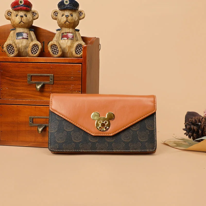 

New Disney Woman Shoulder Bag Pooh Bear Cartoon Print Messenger Bag High Quality Handbag Mobile Phone Bag 2021 Female Bag Trend