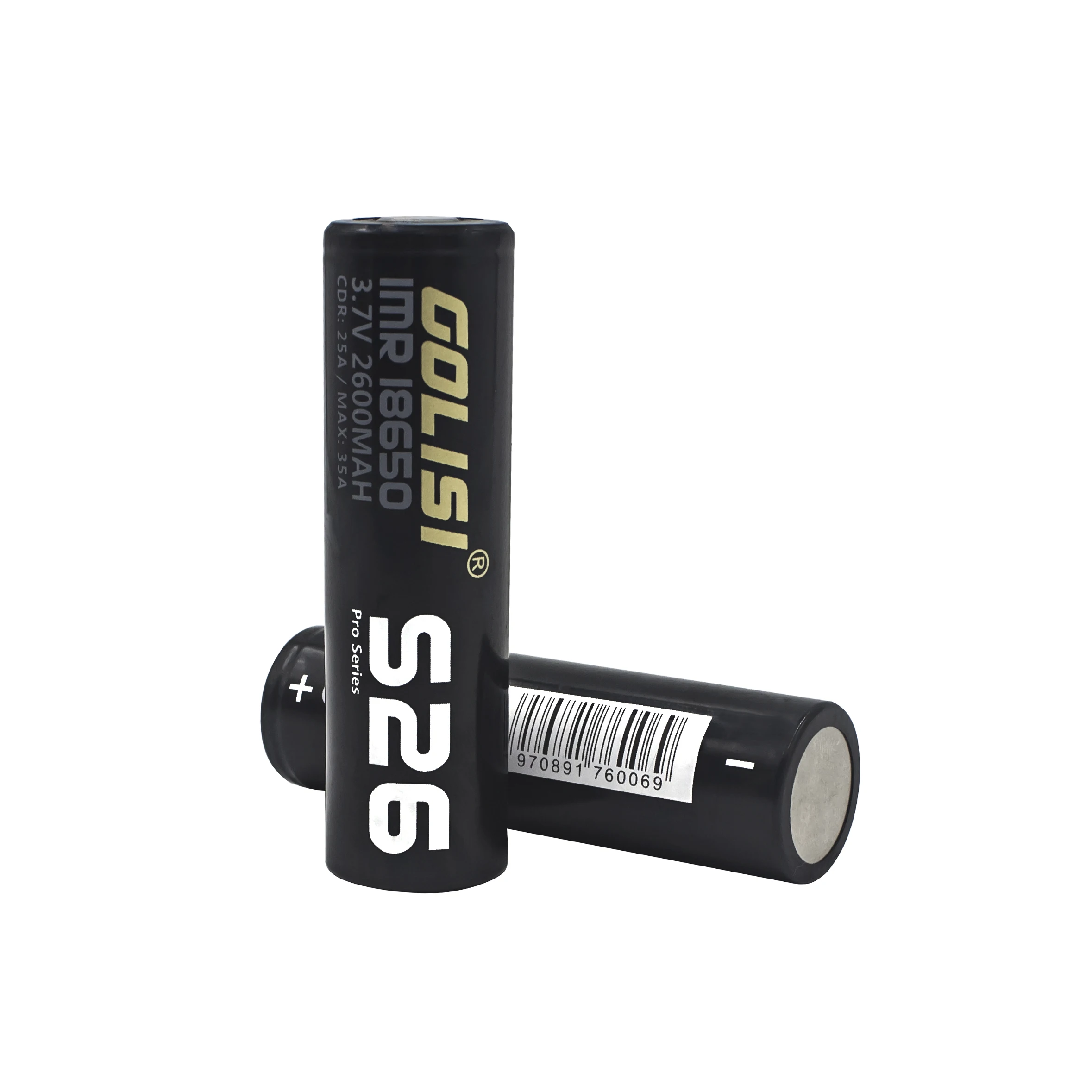 Golisi 4pcs S26 IMR 18650 2600mah 35A E-CIG rechargeable battery for VAPE with S4 Smart Charger LCD Display Fast Charging | Электроника