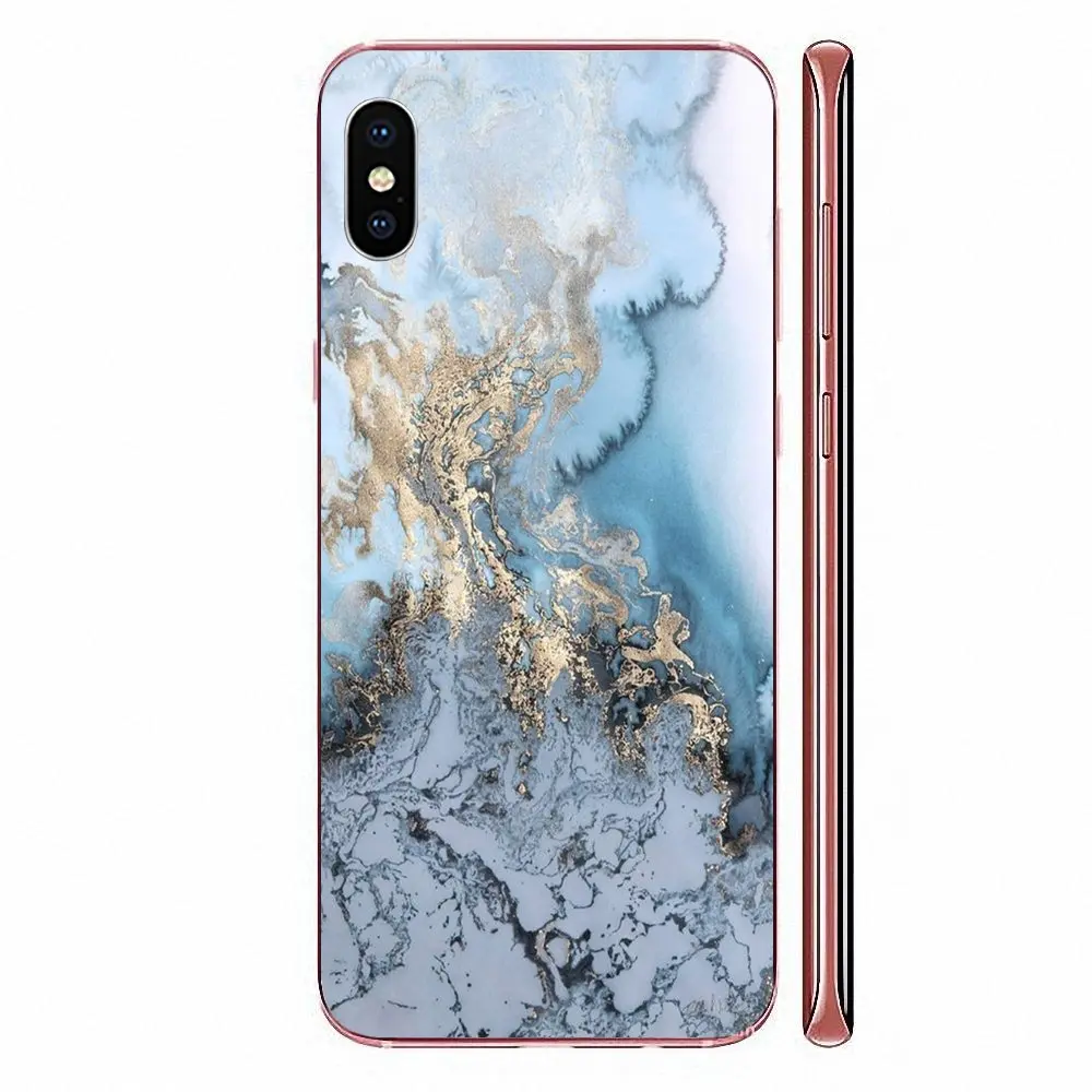 For Samsung Galaxy Note 5 8 9 S3 S4 S5 S6 S7 S8 S9 S10 5G mini Edge Plus Lite TPU Covers Stone Granite Marble Texture Pattern | Мобильные