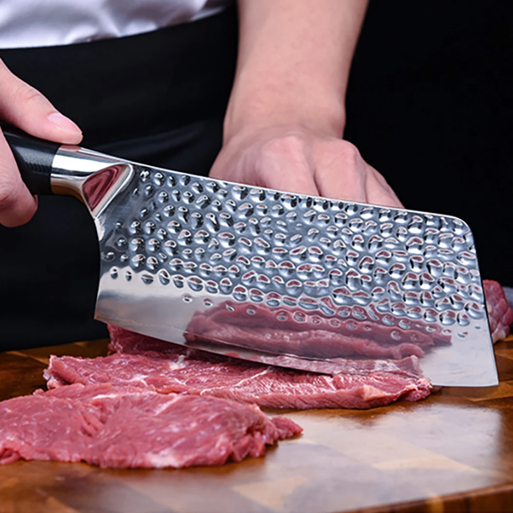 Набор кухонных ножей из нержавеющей стали 440C 5 шт. нож Santoku для нарезки овощей