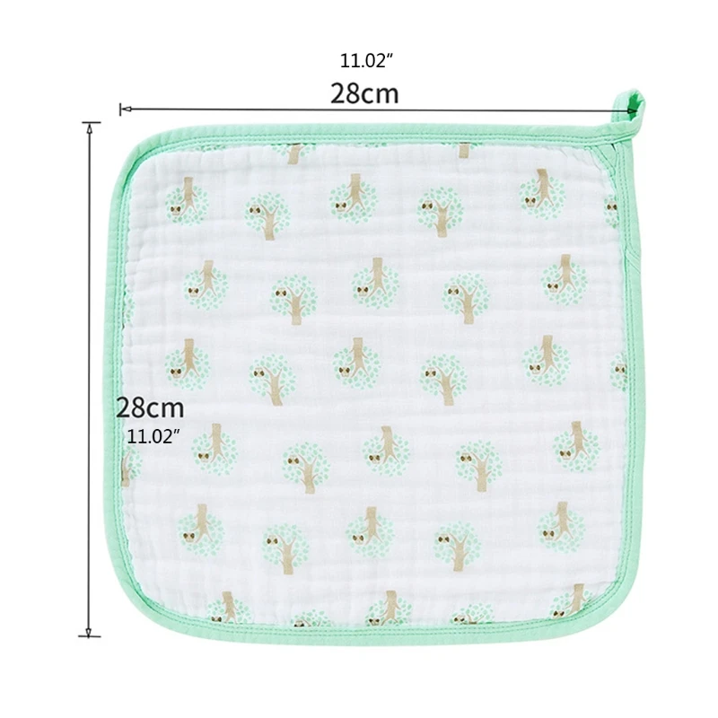 

3Pcs Cotton Newborn Baby Saliva Towel Gauze Facecloth Washcloths Nursing Towel Handkerchief