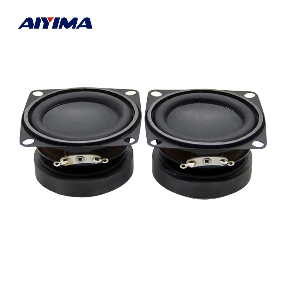 AIYIMA 2 шт. дюймовый низкочастотный мини портативный аудио динамик s 4 Ом 5 Вт бас
