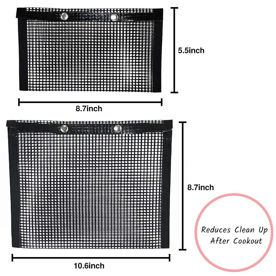 Новый антипригарный сетчатый мешок для пикника на открытом воздухе экологически