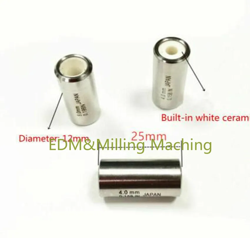 

6pcs EDM Drill Machine Ceramic Electrode White Ceramic Guide 3.5-6.0mm Puncher Machine For CNC Wire EDM Machine Service