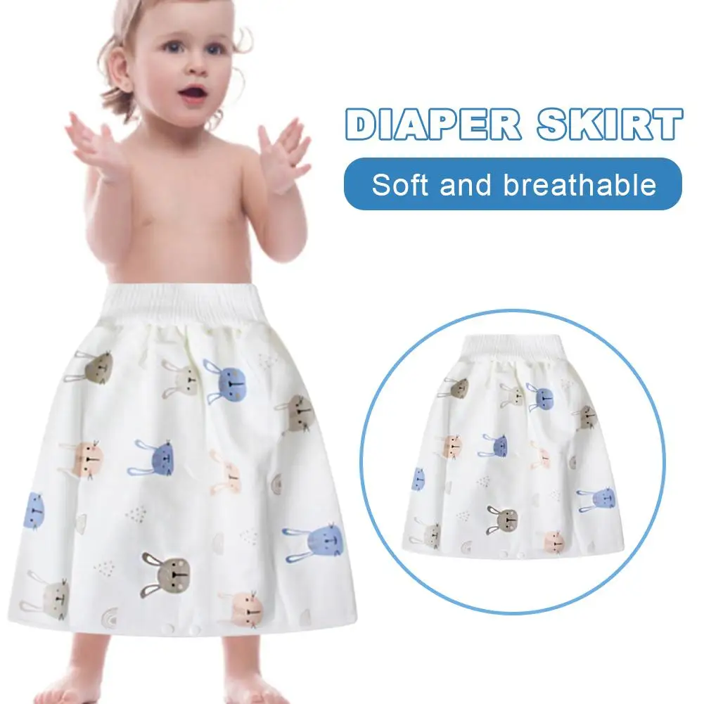 

Baby Diapering Skirt Artifact Infants And Children Diaper Training Leak proof Waterproof Washable Cotton Diapers