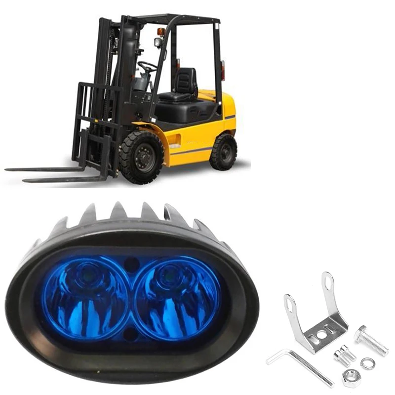 

20W LED Forklift Truck Blue Lamp Signal Lamp Safety Universal Working Light Bar IP67 Waterproof Led Spotlight Car Driving Lights