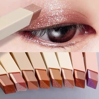 two tone lazy eyeshadow stick stereo gradient shimmer double color eye shadow pen waterproof easy to wear glitter eyes makeup
