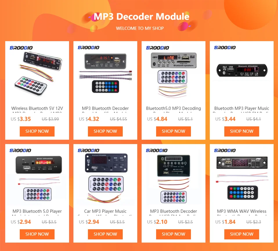 Мини MP3 аудио декодер доска 5 в 12 В USB MP3 плеер без потерь декодирования модуль Поддержка TF карта U диск для автомобиля аудио усилитель мощности