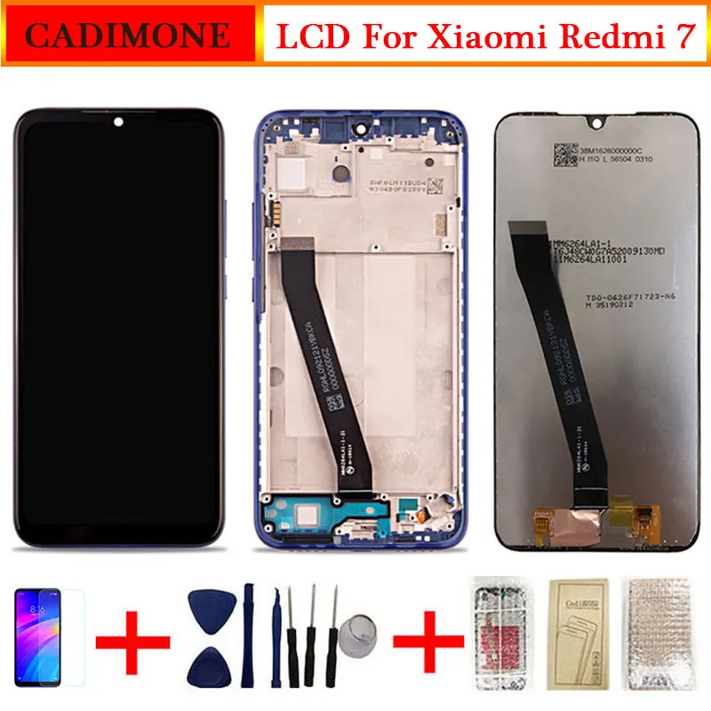 6 26 &quotдля Xiaomi Redmi 7 ЖК-дисплей экран AAA Качество LCD + рамка 10-сенсорный Замена для