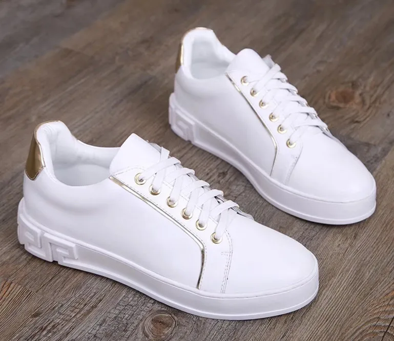 Новинка 2019 года Повседневная обувь Мужская из натуральной кожи на шнуровке