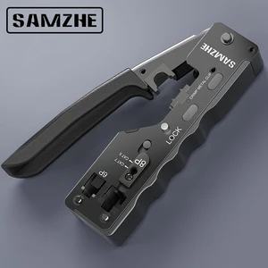 samzhe crimping pliers crimper network tools cable stripper wire cutter cutting plier terminal crimp portable tool free global shipping