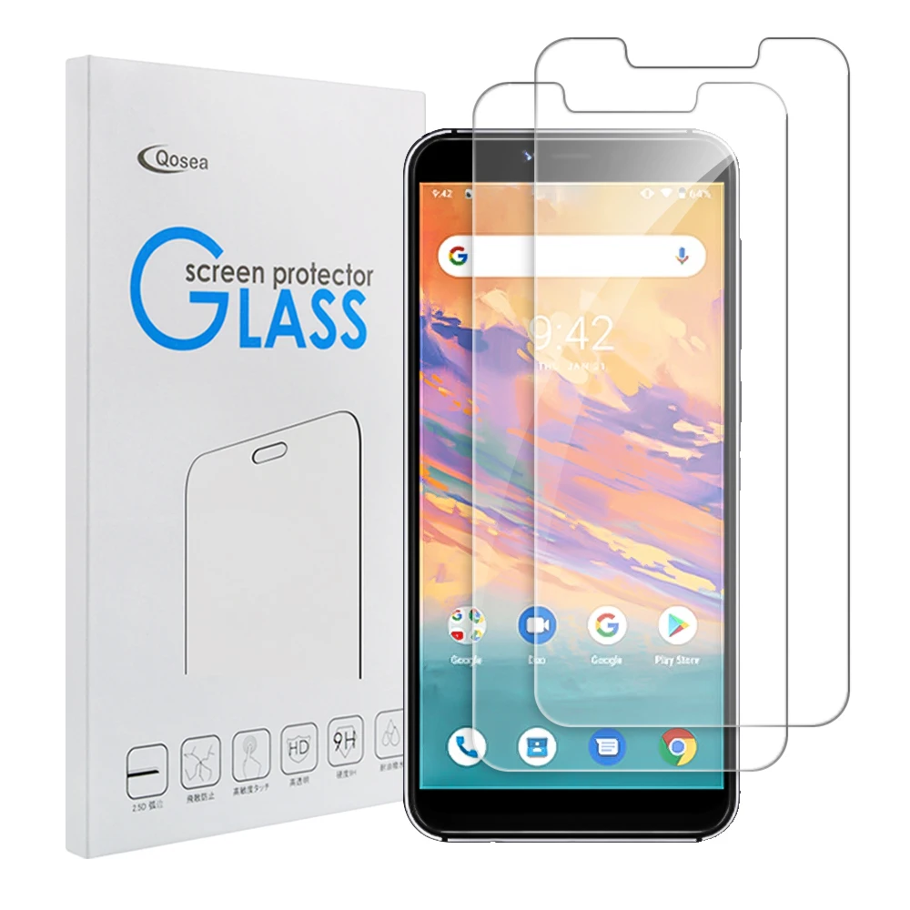 Защита экрана 4 шт. закаленное стекло для телефона UMIDIGI A3S защита 9H
