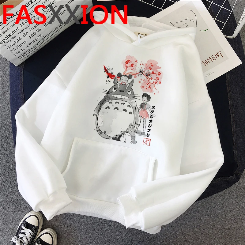 

Totoro Studio Ghibli hoodies women Ulzzang harajuku Korea printed female hoody printed printed