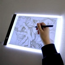 A3 A4/A5 Size Three Level Dimmable Led Light Pad,Tablet Eye Protection Easier for Diamond Painting Embroidery Tools Accessories