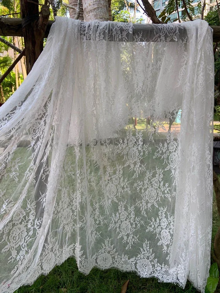 3 ярда светло-коричневое кружево свадебная кружевная ткань в стиле ретро с