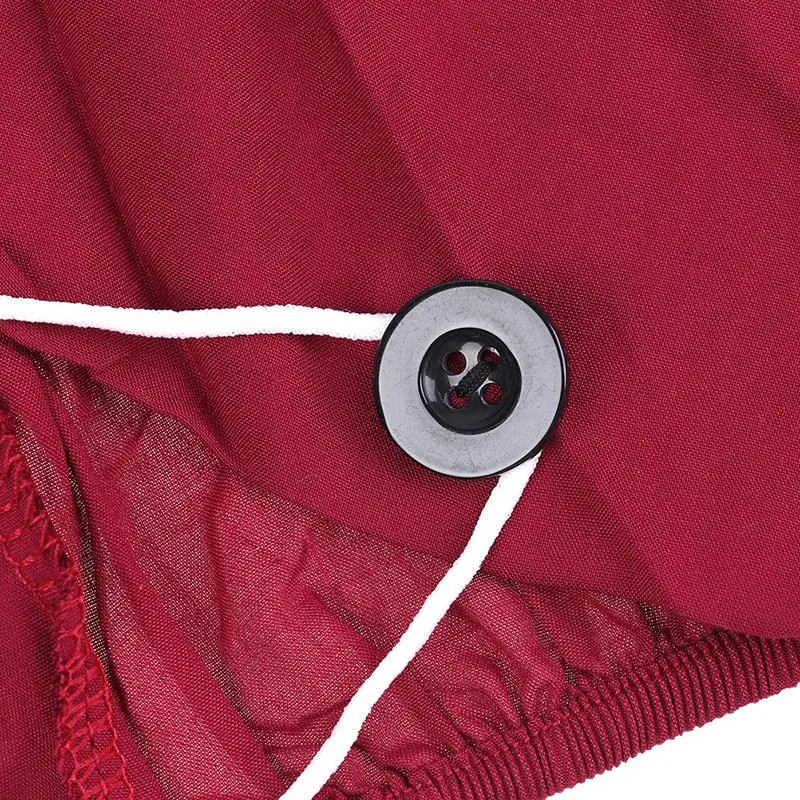 

1Pcs Fashion Design 7 Colors Unisex Hat With Button Scrub Cap Cotton Elastic Working Hat Health Care Tool