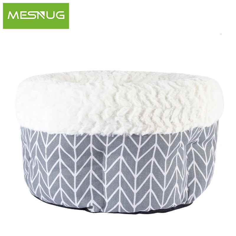 MESNUG плюшевая Толстая кровать для кошек теплая мягкая флисовая щенков котят
