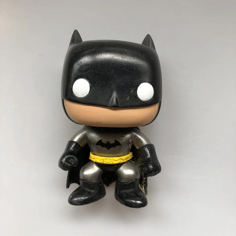 Белый Эксклюзивный Funko pop используется DC металлический Супермен Flash Wonder Woman Бэтмен Виниловая фигурка Коллекционная модель свободная игрушка - Цвет: Белый