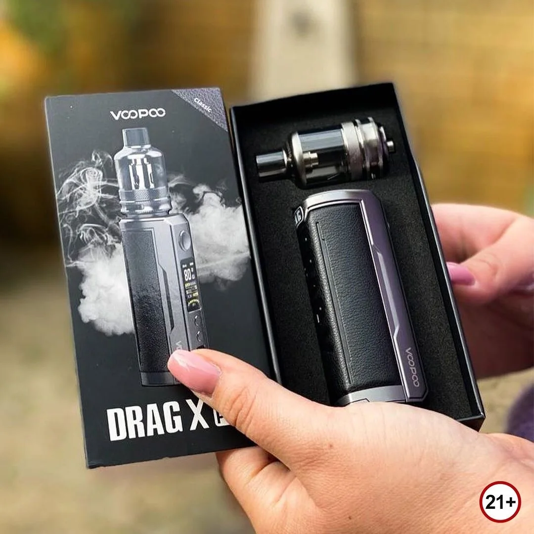 Оригинальный VOOPOO перетащите X плюс Pod Комплект с 100W Mod и 5 мл TPP танк Поддержка 21700