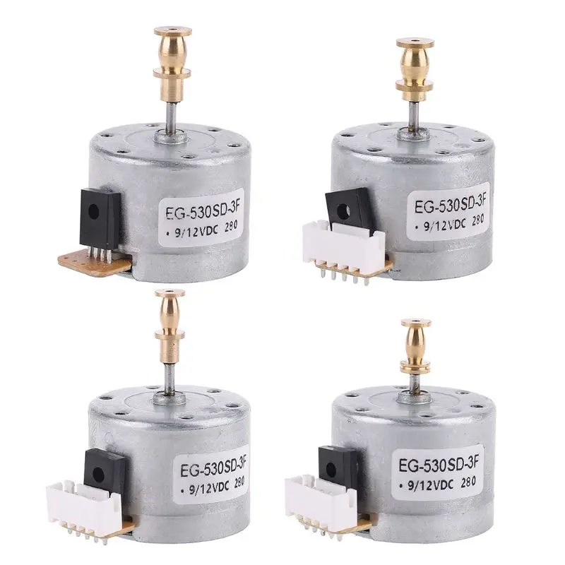 Электродвигатель для проигрывателя записей EG530SD 3F DC 5 12 В 3 скоростной 33/45/78 об/мин