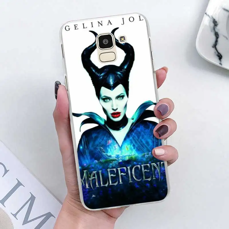 Чехлы Angelina Jolie Maleficent для samsung Galaxy J4 Plus J6 Plus J8 J3 J5 J7 J5 Prime жесткий чехол