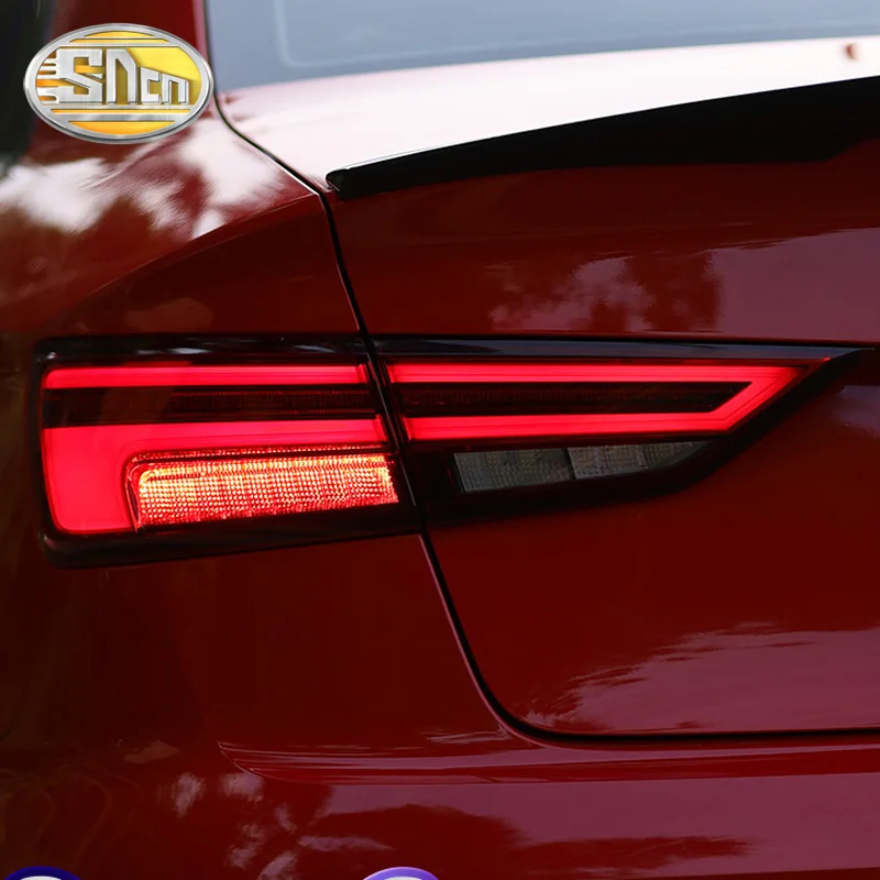 Автомобильный Стайлинг для AUDI A3 СЕДАН задний светильник s A3 2013- светодиодный задний светильник светодиодный задний фонарь с динамическим поворотным сигналом тормоза заднего хода DRL