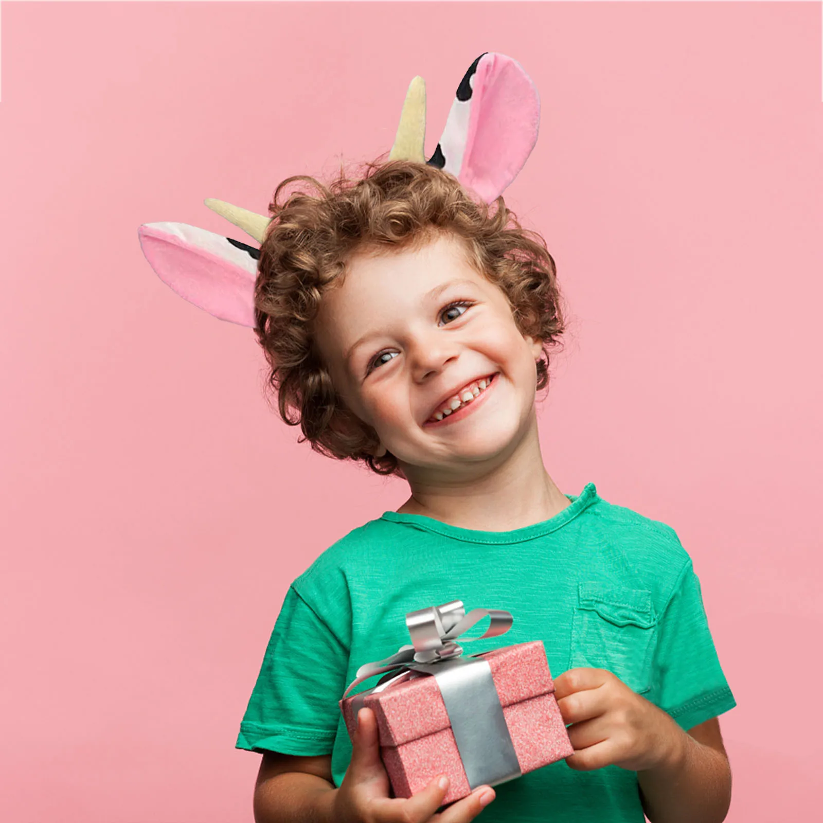 

10Pcs Children Headwear Kids Baby Children Girls Boys Headwear Cosplay Animal Cow Hair Cosplay Costume Hair Band for Kids