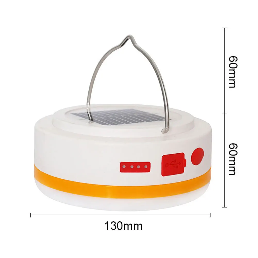 

Rechargeable LED Bulb Lamp Remote Control Solar Charge Lantern Portable Emergency Night Market Light Outdoor Camping Household