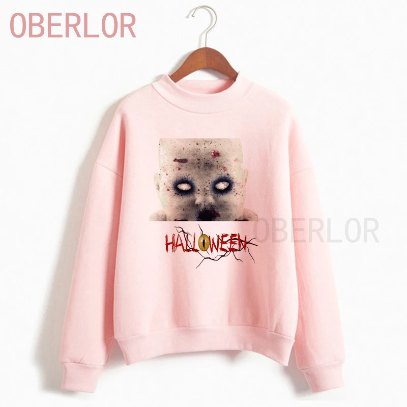 

Happy Halloween Harajuku White Hoodies Tops Plus Size Aesthetic Casual Hoodie Funny Gift For Women Top Sweatshirts 2020