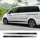 Автомобильные наклейки для Mercedes Benz Vito V Class Viano W447 V260 W639 W638, виниловые аксессуары для тюнинга кузова, 2 шт.