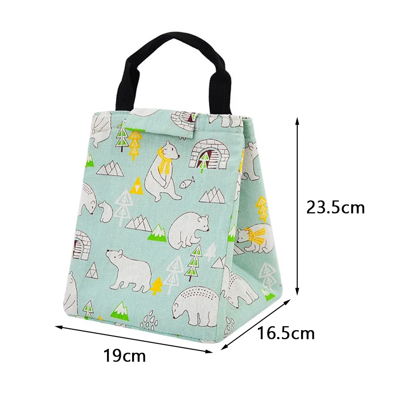 

Cooler Lunch Bag Fashion Multicolor Cooler Bags Women Waterproof Hand Pack Thermal Breakfast Box Portable Picnic Travel Unisex