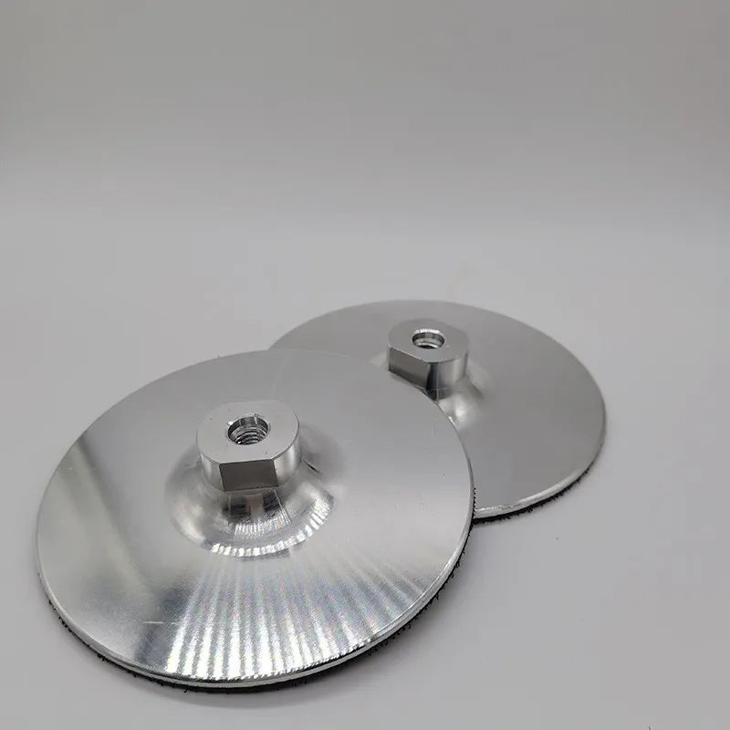 3"/4"/5" Ultra-thin Aluminum Backer Pads M14 5/8-11 Thread Holder Pad For Surface Or Straight Edge Polishing 1pc - купить по