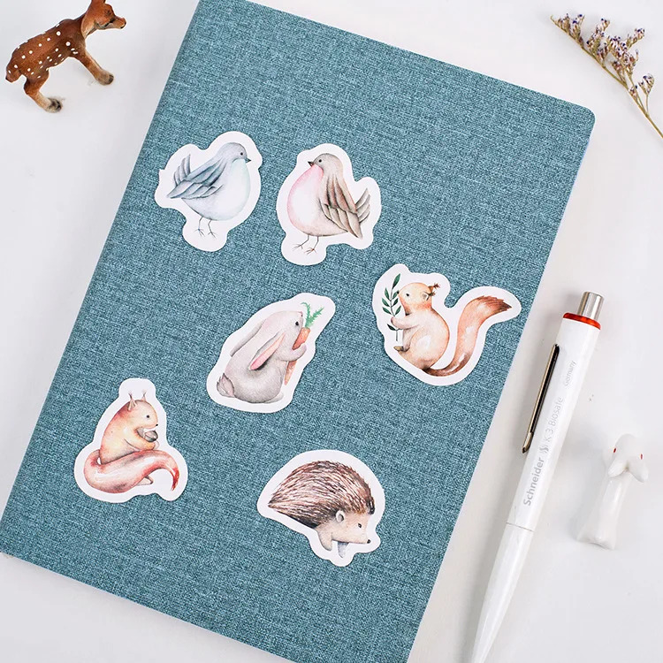 40 шт./упак. Kawaii Rabbit Totem Travelers Notebook Pack Posted It планировщик для скрапбукинга Канцтовары