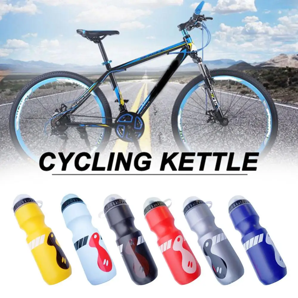 

750ML Mountain Bike Bicycle Cycling Water Drink Bottle Outdoor Sports Plastic Portable Kettle Water Bottle Leak-proof Drinkware