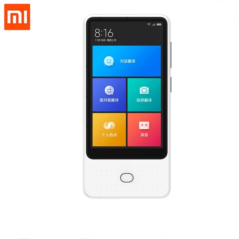

NEW2022 Xiaomi Mijia Translator AI Voice Translate Touch Screen 4G/WiFi/SIM 8MP Camera Photo Tranlation Multi Language Leaning