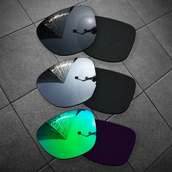 Black-Chrome-Jade Vonxyz несколько вариантов поляризованные Сменные линзы для солнцезащитных очков - Цвет линз: Black-Chrome-Jade