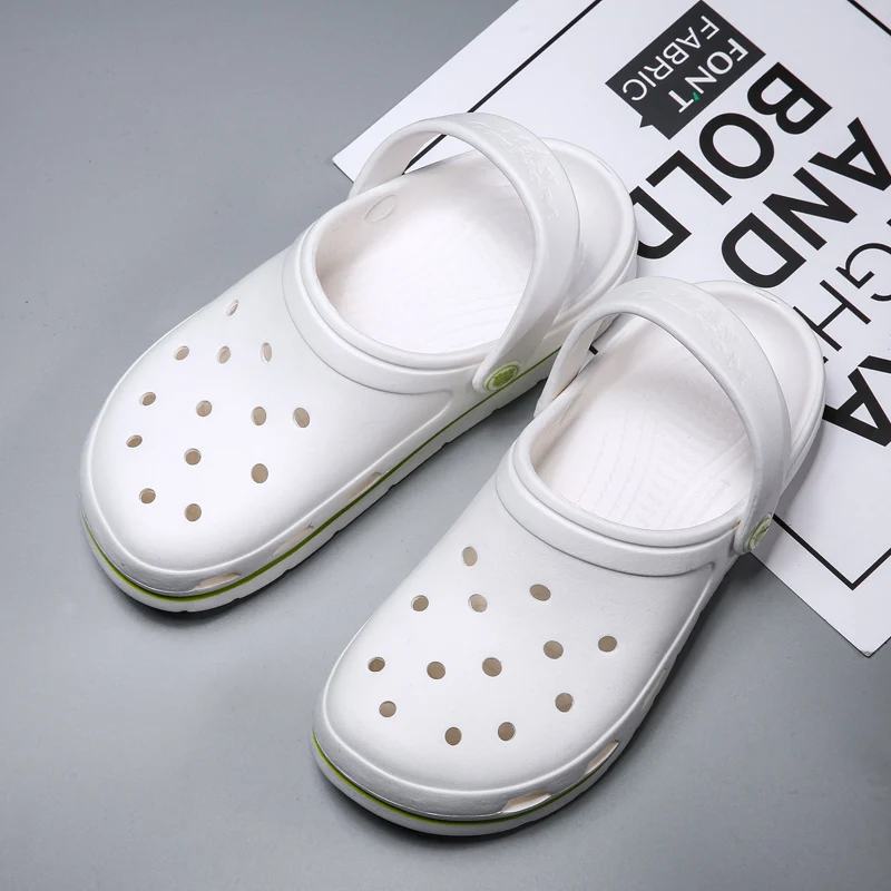 

2020 Women Sandals Casual Summer Beach Comfortable Pink Outdoor Slides Slip on Hole Loafers Garden Sandals Women Garden Shoes