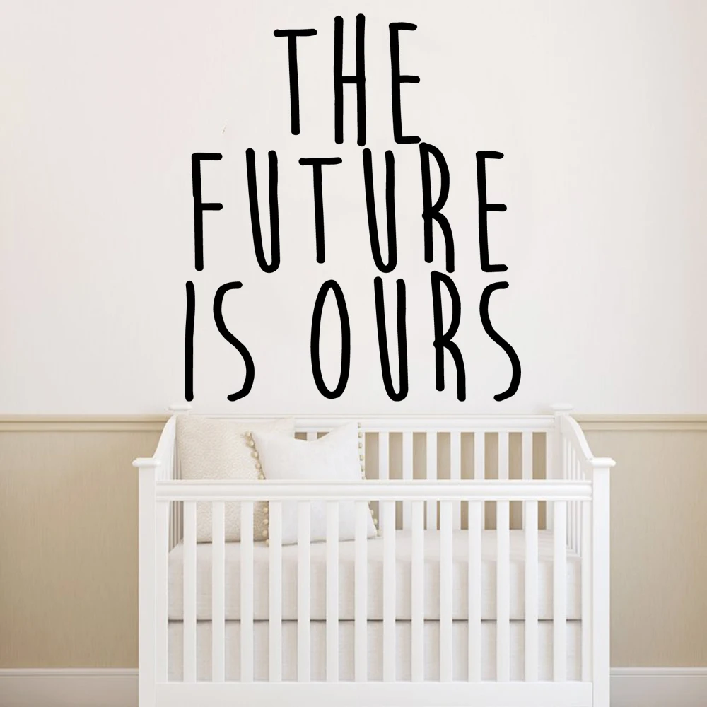Наклейка на стену красивое будущее наше домашний декор стикеры для гостиной